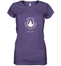 Load image into Gallery viewer, Your Ego Is Not Your Amigo Women's V-Neck T-Shirt