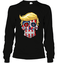 Load image into Gallery viewer, Trump sugar skull Long Sleeve T-Shirt