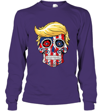 Load image into Gallery viewer, Trump sugar skull Long Sleeve T-Shirt