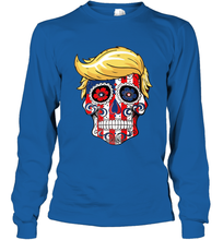 Load image into Gallery viewer, Trump sugar skull Long Sleeve T-Shirt