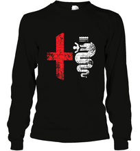 Load image into Gallery viewer, Alfa Car Drivers Stylish Grunge Logo Long Sleeve T-Shirt