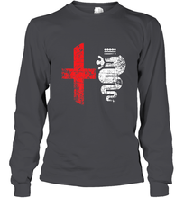 Load image into Gallery viewer, Alfa Car Drivers Stylish Grunge Logo Long Sleeve T-Shirt