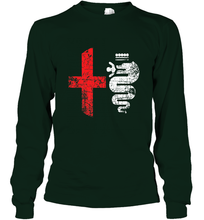 Load image into Gallery viewer, Alfa Car Drivers Stylish Grunge Logo Long Sleeve T-Shirt