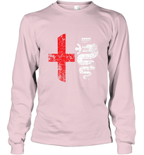 Load image into Gallery viewer, Alfa Car Drivers Stylish Grunge Logo Long Sleeve T-Shirt