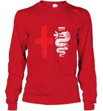 Load image into Gallery viewer, Alfa Car Drivers Stylish Grunge Logo Long Sleeve T-Shirt