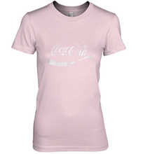 Load image into Gallery viewer, Coca Cola Vintage White Enjoy Logo Women's Premium T-Shirt