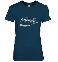 Load image into Gallery viewer, Coca Cola Vintage White Enjoy Logo Women's Premium T-Shirt