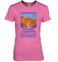 Load image into Gallery viewer, Grand Canyon National Park Centennial Logo Women's Premium T-Shirt