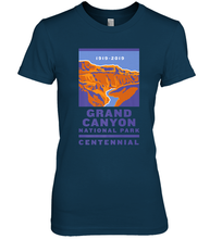 Load image into Gallery viewer, Grand Canyon National Park Centennial Logo Women's Premium T-Shirt