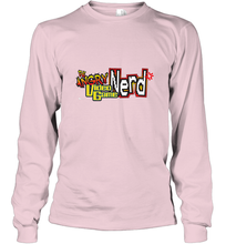 Load image into Gallery viewer, Cinemassacre Angry Video Game Nerd Logo Long Sleeve T-Shirt