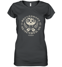 Load image into Gallery viewer, Disney Pixar Coco Miguel Remember Me Women's V-Neck T-Shirt