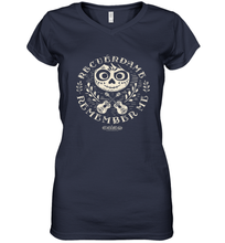 Load image into Gallery viewer, Disney Pixar Coco Miguel Remember Me Women's V-Neck T-Shirt