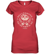 Load image into Gallery viewer, Disney Pixar Coco Miguel Remember Me Women's V-Neck T-Shirt