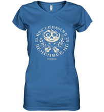 Load image into Gallery viewer, Disney Pixar Coco Miguel Remember Me Women's V-Neck T-Shirt