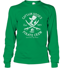 Load image into Gallery viewer, Disney Villains Captain Hook Pirate Crew Est 1953 Logo Long Sleeve T-Shirt