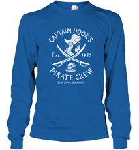 Load image into Gallery viewer, Disney Villains Captain Hook Pirate Crew Est 1953 Logo Long Sleeve T-Shirt