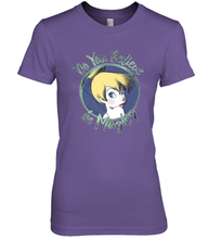 Load image into Gallery viewer, Disney Peter Pan Tinkerbell Do You Believe In Magic Women's Premium T-Shirt