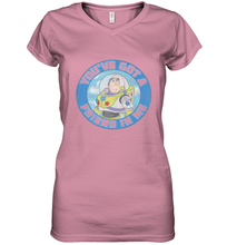 Load image into Gallery viewer, Disney Pixar Toy Story Buzz Friend In Me Women's V-Neck T-Shirt