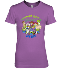 Load image into Gallery viewer, Disney Pixar Toy Story Cartoon Group Shot Women's Premium T-Shirt