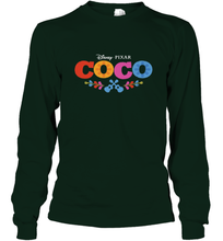 Load image into Gallery viewer, Disney Pixar Coco Movie Logo Colorful Long Sleeve T-Shirt