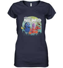 Load image into Gallery viewer, Disney Pixar Finding Nemo Group Shot Poster Women's V-Neck T-Shirt