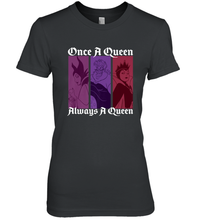 Load image into Gallery viewer, Disney Villains Once A Queen Always A Queen Women's Premium T-Shirt