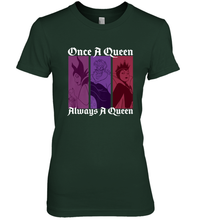 Load image into Gallery viewer, Disney Villains Once A Queen Always A Queen Women's Premium T-Shirt