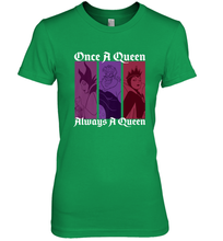 Load image into Gallery viewer, Disney Villains Once A Queen Always A Queen Women's Premium T-Shirt