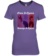 Load image into Gallery viewer, Disney Villains Once A Queen Always A Queen Women's Premium T-Shirt