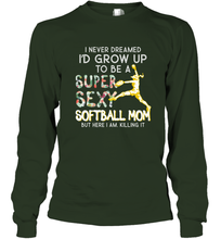 Load image into Gallery viewer, A Super Sexy Softball Mom Long Sleeve T-Shirt