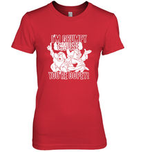 Load image into Gallery viewer, Disney Snow White Grumpy Cause You're Dopey Women's Premium T-Shirt