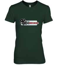 Load image into Gallery viewer, Cinemassacre Modern Chainsaw Logo Women's Premium T-Shirt