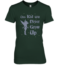 Load image into Gallery viewer, Disney Peter Pan Tinkerbell Never Grow Up Women's Premium T-Shirt