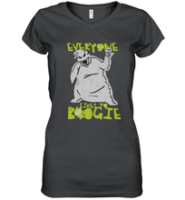 Load image into Gallery viewer, Disney The Nightmare Before Christmas Oogie Boogie Women's V-Neck T-Shirt