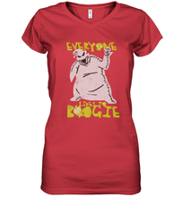 Load image into Gallery viewer, Disney The Nightmare Before Christmas Oogie Boogie Women's V-Neck T-Shirt