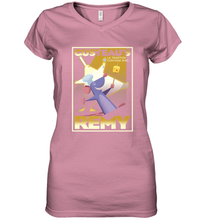 Load image into Gallery viewer, Disney Pixar Ratatouille Remy And Gusteau Poster Women's V-Neck T-Shirt
