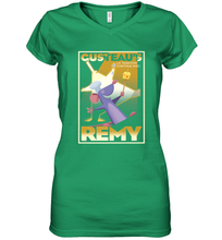 Load image into Gallery viewer, Disney Pixar Ratatouille Remy And Gusteau Poster Women's V-Neck T-Shirt