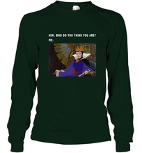 Load image into Gallery viewer, Disney Sleeping Beauty Maleficent Evil Queen Meme Long Sleeve T-Shirt