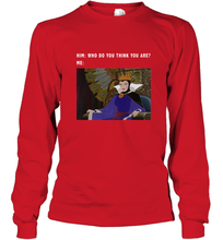 Load image into Gallery viewer, Disney Sleeping Beauty Maleficent Evil Queen Meme Long Sleeve T-Shirt