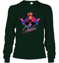 Load image into Gallery viewer, Disney Villains Evil Queen Neon 90s Rock Band Long Sleeve T-Shirt