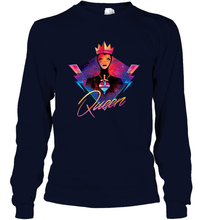 Load image into Gallery viewer, Disney Villains Evil Queen Neon 90s Rock Band Long Sleeve T-Shirt
