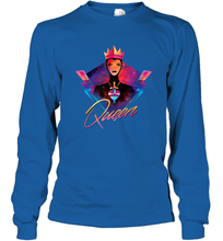 Load image into Gallery viewer, Disney Villains Evil Queen Neon 90s Rock Band Long Sleeve T-Shirt