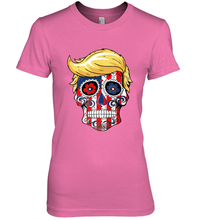 Load image into Gallery viewer, Trump sugar skull Women's Premium T-Shirt