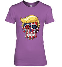 Load image into Gallery viewer, Trump sugar skull Women's Premium T-Shirt