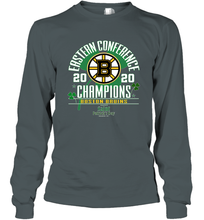 Load image into Gallery viewer, NHL ST PATRICK'S DAY Boston Bruins Fanatics 2020 Eastern Conference Champions Defensive Zone Long Sleeve T-Shirt