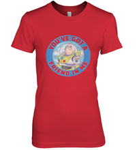 Load image into Gallery viewer, Disney Pixar Toy Story Buzz Friend In Me Women's Premium T-Shirt