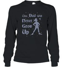 Load image into Gallery viewer, Disney Peter Pan This Dad Will Never Grow Up Long Sleeve T-Shirt