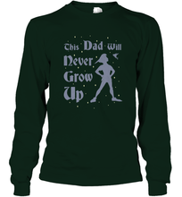Load image into Gallery viewer, Disney Peter Pan This Dad Will Never Grow Up Long Sleeve T-Shirt