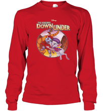Load image into Gallery viewer, Disney The Rescuers Down Under Circle Movie Logo Long Sleeve T-Shirt