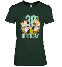 Load image into Gallery viewer, Disney Snow White Dwarfs Group Shot 30th Birthday Women's Premium T-Shirt